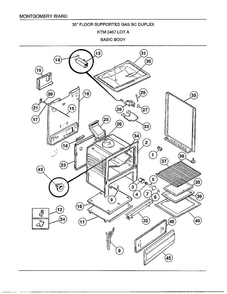 Part Location Diagram of 3131671 Frigidaire DISCONTINUED