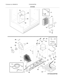 Part Location Diagram of 5304521776 Frigidaire HARNESS