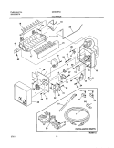 ICE MAKER Diagram and Parts List for GRS23F5AQ1  Gibson Refrigerator