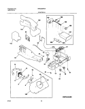 CONTROLS Diagram and Parts List for WRS26MF5AQ4  Westinghouse Refrigerator