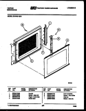 DOOR PARTS Diagram and Parts List for 56-9440-10-01  Tappan Microwave