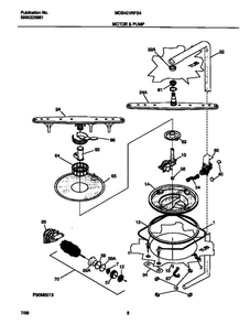 Frigidaire Mdb421rfs4 6 Diagram and Parts List for MDB421RFS4 V0 Frigidaire Refrigerator