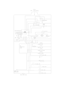 Wiring Schematic Diagram and Parts List for FFHS2611LWC  Frigidaire Refrigerator