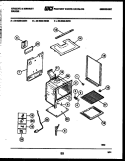 BODY PARTS Diagram and Parts List for 30-6239-00-02  Tappan Range