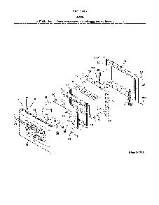 Door Diagram and Parts List for 79042533317  Kenmore Range