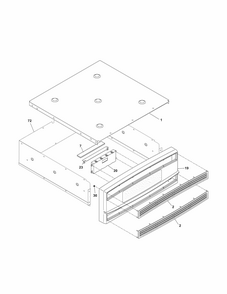 Part Location Diagram of 318279903 Frigidaire TRIM