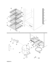 Part Location Diagram of 5304496042 Frigidaire HARNESS