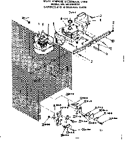 Switches And Microwave Parts Diagram and Parts List for 5648548310  Kenmore Microwave