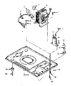 Microwave Parts Diagram and Parts List for 5648703380  Kenmore Microwave