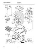 Part Location Diagram of 318255006 Frigidaire Oven Bake Element