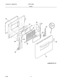 Part Location Diagram of 318024746 Frigidaire HINGE