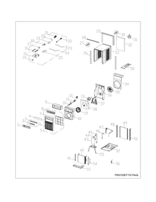 Part Location Diagram of 5304487593 Frigidaire EVAPORATOR