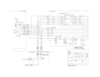 Wiring Diagram Diagram and Parts List for LFHT2131QF2  Frigidaire Refrigerator