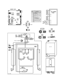 Wiring Diagram Diagram and Parts List for EI23BC30KS7A  Electrolux Refrigerator
