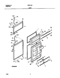 DOOR Diagram and Parts List for FRT21LRGW2  Frigidaire Refrigerator