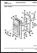 Part Location Diagram of 216011704 Frigidaire PANEL-OUTER DOOR