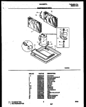 COMPRESSOR PARTS Diagram and Parts List for WAC063T7A1  Frigidaire Air Conditioner