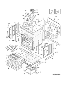Part Location Diagram of 139008707 Frigidaire TRIM