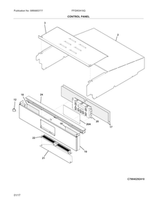 Part Location Diagram of 139030902 Frigidaire COVER