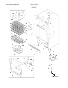 Part Location Diagram of 5304508657 Frigidaire ENERGY GUIDE