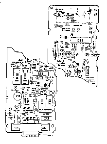 Power And Control Circuit Board Diagram and Parts List for 5648756181  Kenmore Microwave