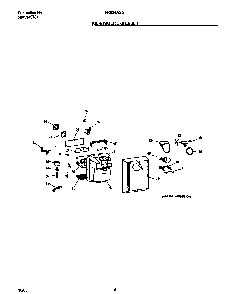 Ice & Water Dispenser Diagram and Parts List for FRS24AGGW9  Frigidaire Refrigerator