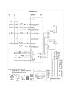 Wiring Diagram Diagram and Parts List for FGES3065PWJ  Frigidaire Range