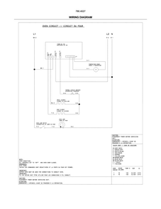 Wiring Diagram Diagram and Parts List for 79040279411  Kenmore Wall Oven
