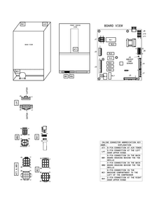 Wiring Diagram Diagram and Parts List for FFHN2740PE3A  Frigidaire Refrigerator