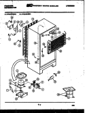 SYSTEM AND AUTOMATIC DEFROST PARTS Diagram and Parts List for FPCI18TIEH1  Frigidaire Refrigerator