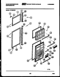 DOOR PARTS Diagram and Parts List for RT179MCW0  Frigidaire Refrigerator