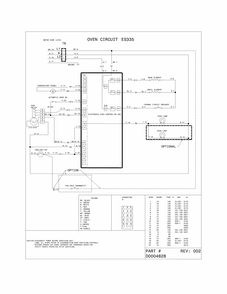 Wiring Diagram Diagram and Parts List for 79042533312  Kenmore Range