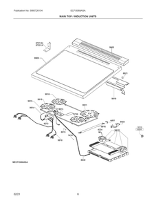 Part Location Diagram of 5304527778 Frigidaire THERMOSTAT