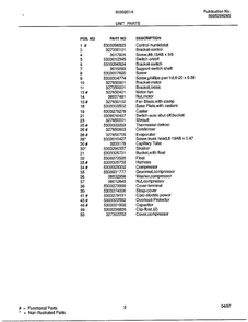 Unit Parts Page 2 Diagram and Parts List for 9330201  Frigidaire Dehumidifier
