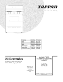 COVER Diagram and Parts List for TEF317BUC  Tappan Range
