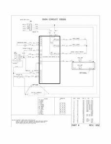 Wiring Diagram Diagram and Parts List for 79042533310  Kenmore Range