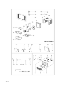 Part Location Diagram of 5304491973 Frigidaire OVERLOAD PROTECTOR