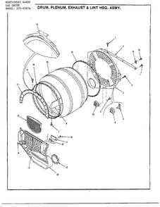 Part Location Diagram of 131174-000 Frigidaire Hinge