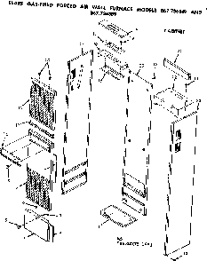 Part Location Diagram of 507245 Frigidaire Insulation