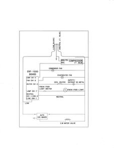 Wiring Schematic Diagram and Parts List for WWTR1821QW2  Westinghouse Refrigerator