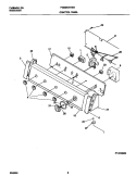 P12C0089 CONTROL PANEL Diagram and Parts List for FWS950RHS0  Frigidaire Washer