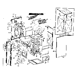 Furnace assemblies Diagram and Parts List for 86776915  Frigidaire Furnace