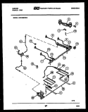 BURNER PARTS Diagram and Parts List for CGC4S8WXE  Gibson Range