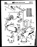 SYSTEM AND ELECTRICAL PARTS Diagram and Parts List for FV16F5WSFD  Gibson Freezer