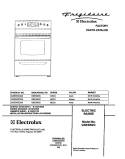 COVER Diagram and Parts List for GSE3WZCSA  Frigidaire Range