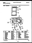 CABINET AND INSTALLATION PARTS Diagram and Parts List for GAS183T2K1  Gibson Air Conditioner