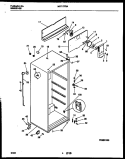 CABINET PARTS Diagram and Parts List for MRT17FRAZ0  Frigidaire Refrigerator