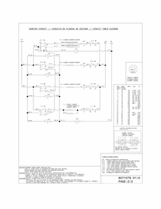 Wiring Diagram Diagram and Parts List for 79097609300  Kenmore Range