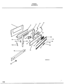 Part Location Diagram of 316016901 Frigidaire USE WCI 316016922