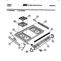 COOKTOP PARTS Diagram and Parts List for 30-4979-00-01  Tappan Range